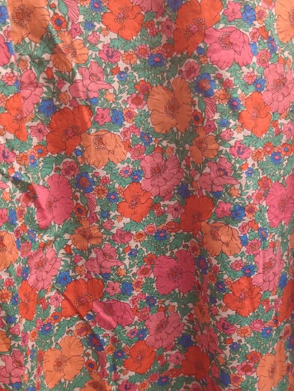 J. Crew × Liberty Multi-Color Floral Midi Shirt Dress - Picture 8 of 8